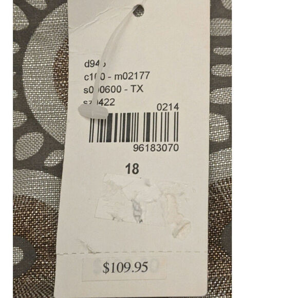 Isabel Toledo for Lane Bryant Linen Blend Sheath Dress, 18, Tan/beige, Boho - Picture 11 of 13